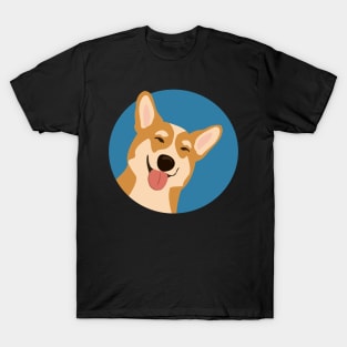 Cute smiling corgi T-Shirt